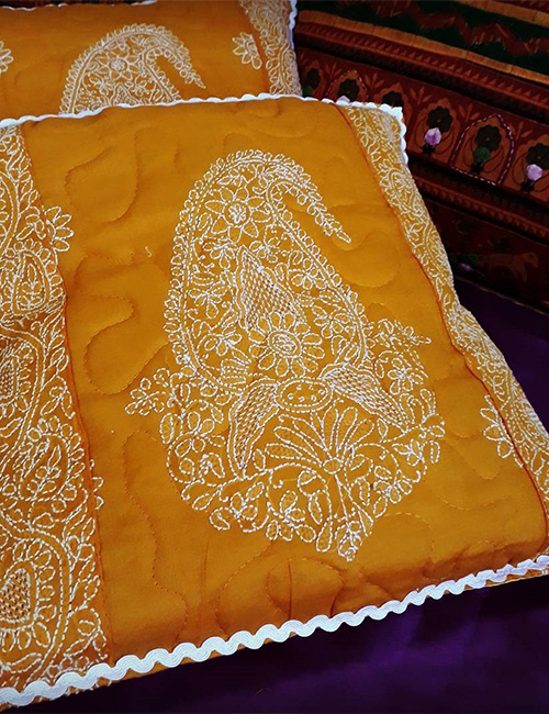 Cushion Covers with old sarees