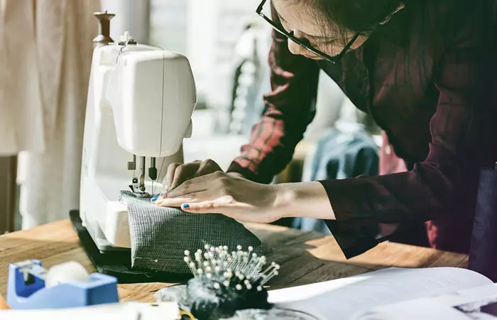 Improve your sewing skills to become a fashion designer
