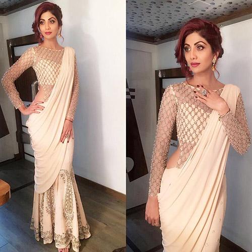 5 Easy Hairstyles By Genelia Deshmukh For Saree