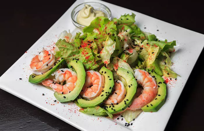 Avocado shrimp salad diet for weight loss