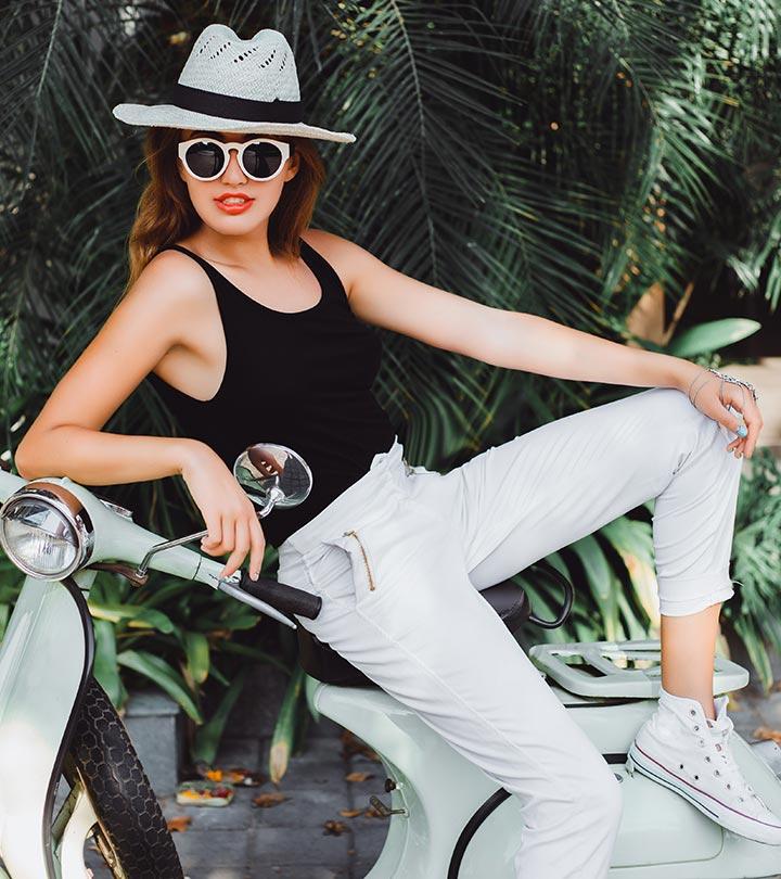 white top and jeans outfit