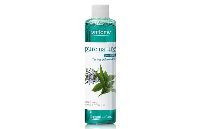 Oriflame Pure Nature Organic Tea Tree and Rosemary Purifying Wash and Tone Gel Oriflame Pure Nature Organic Tea Tree and Rosemary Purifying Wash and Tone Gel