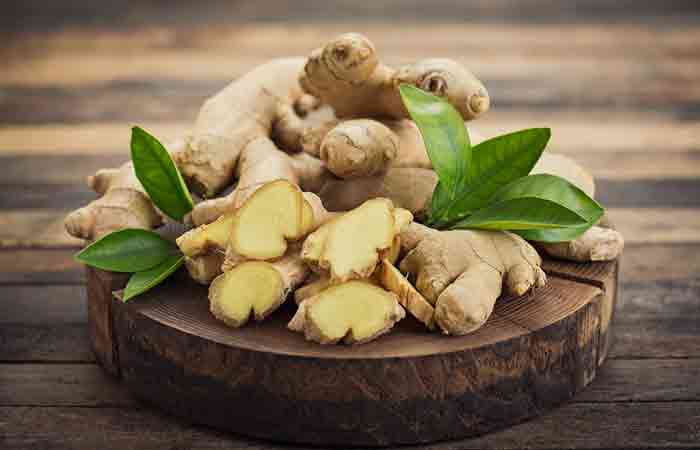 Ginger can get rid of a stuffy nose