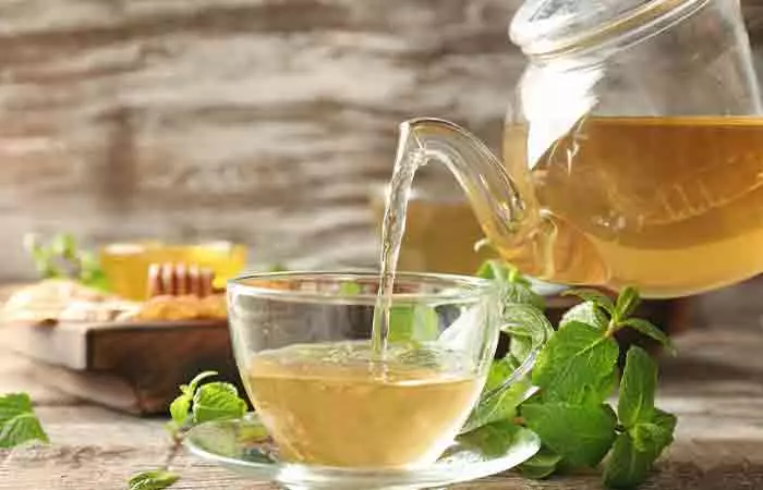 Peppermint tea can get rid of a stuffy nose