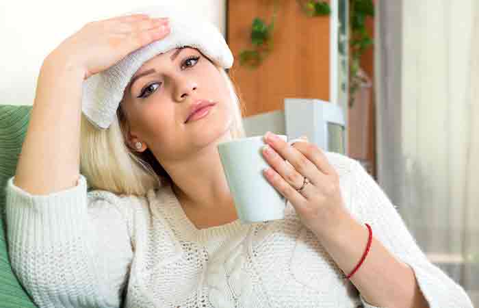 Warm compress can get rid of a stuffy nose