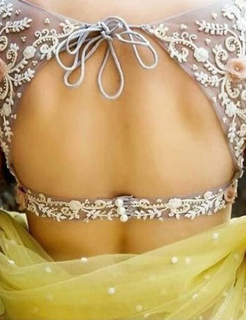 dress neck work designs