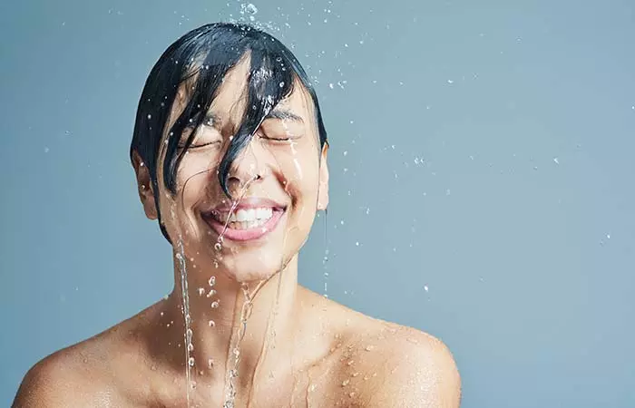 15. Peeing in the shower