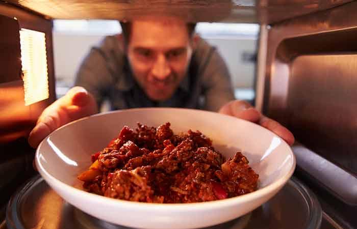 6. He Doesn’t Mix Plastic With Microwave