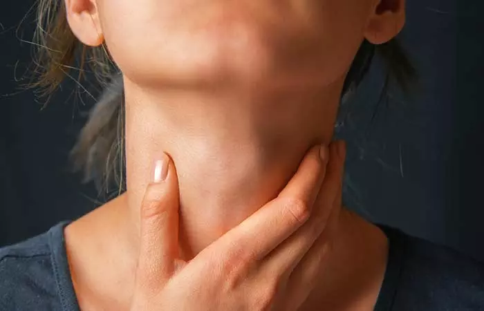 6. It Constricts Your Throat