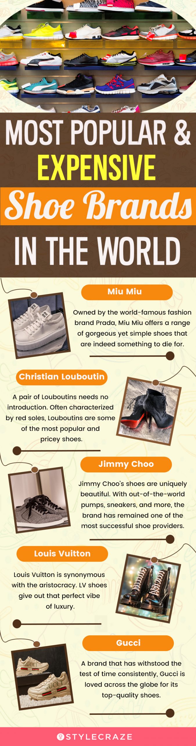 Top 10 Most Popular Shoe Brands for Women in the World