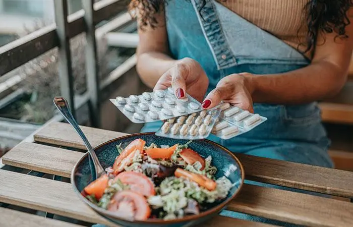 bag contains DIGESTIVE PILLS
