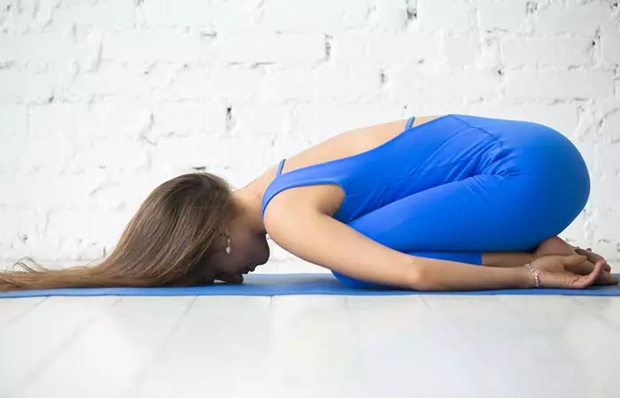 30-minute yoga routine Balasana or Child Pose