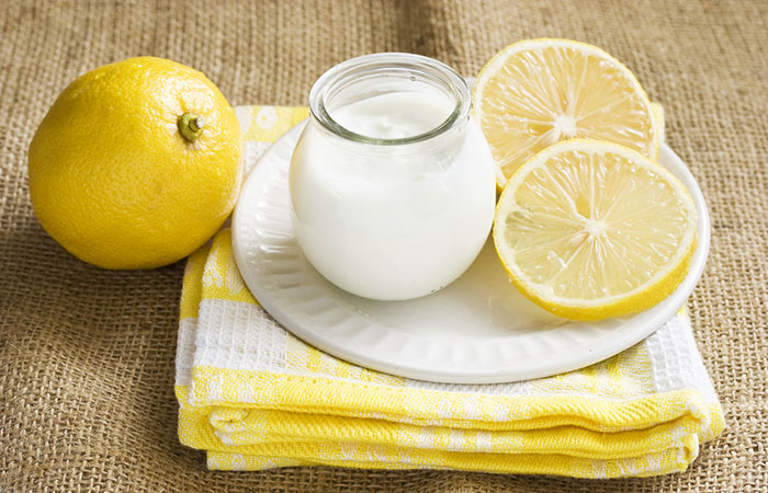 1.Yogurt-And-Lemon-Masque