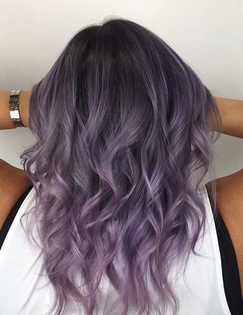 20 Lovely Lavender Ombre Hair Color Ideas