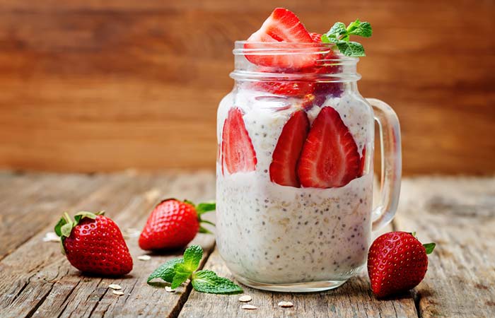 Protein Shakes For Weight Loss - Strawberry, Chia, Almond Milk