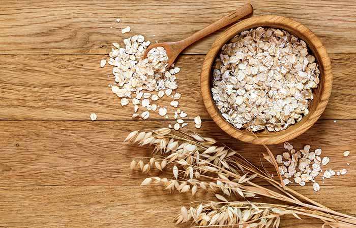Oats to treat burns at home