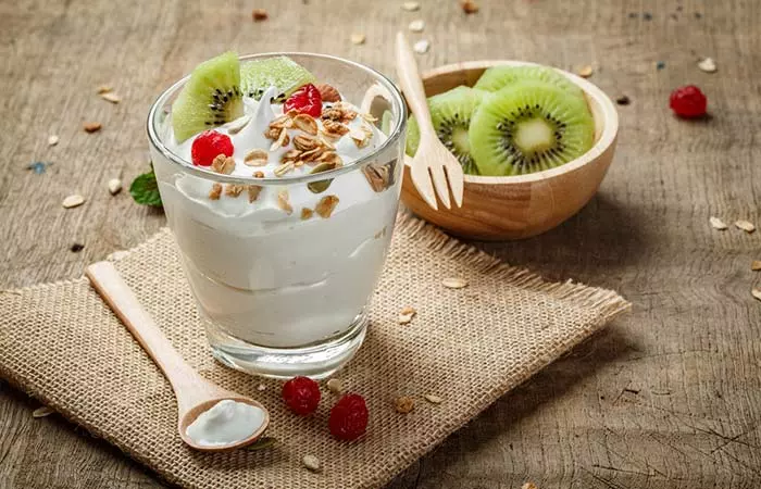 Protein Shakes For Weight Loss - Yogurt, Kiwi, Flaxseed