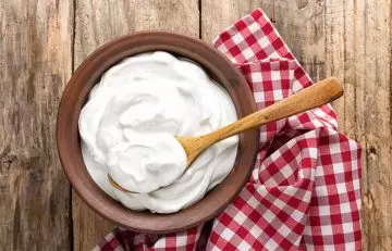 Yogurt to get relief from dry mouth