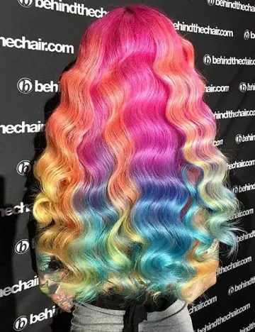 Candy waves hair color