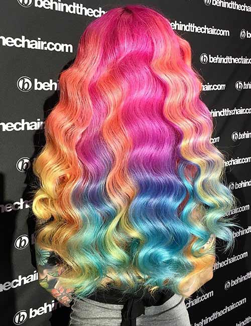 Candy waves hair color