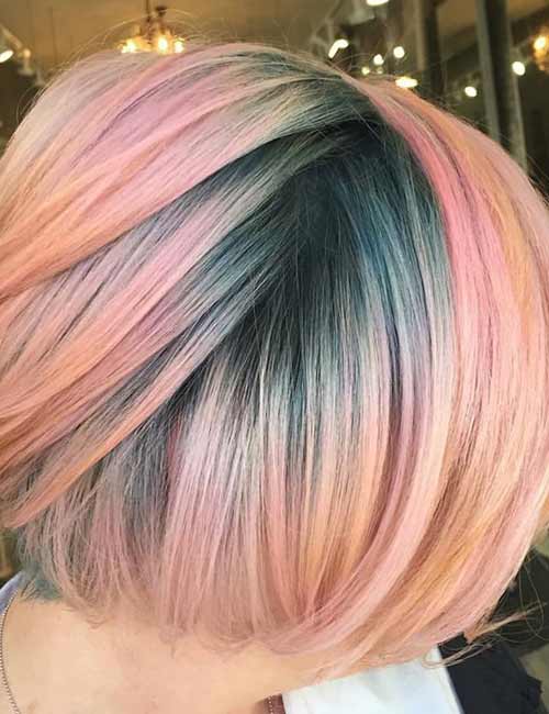 Melting candy hair color