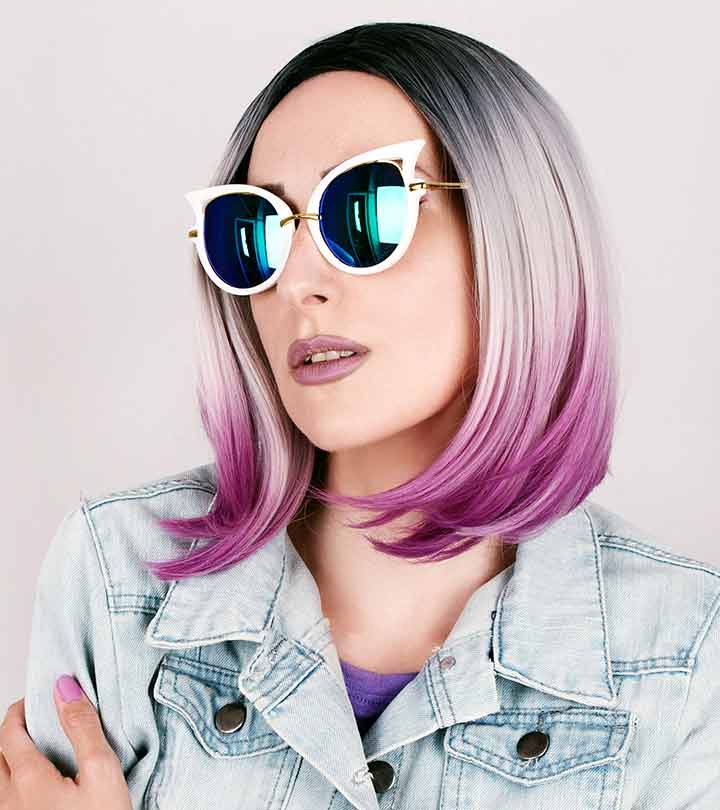 How To Dye Your Dark Hair Purple Without Bleaching