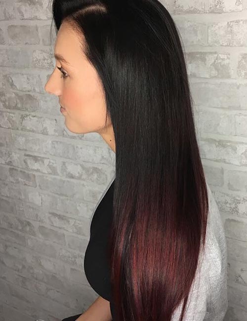 Blink and you miss it is among the best styling ideas for your red ombre hair