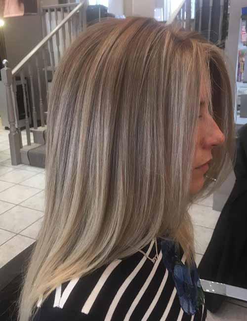 ash blonde highlights and lowlights