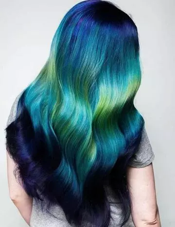 Ocean depths mermaid hair color