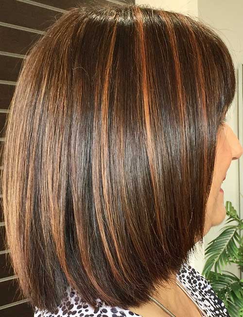 Copper craze balayage for straight hair