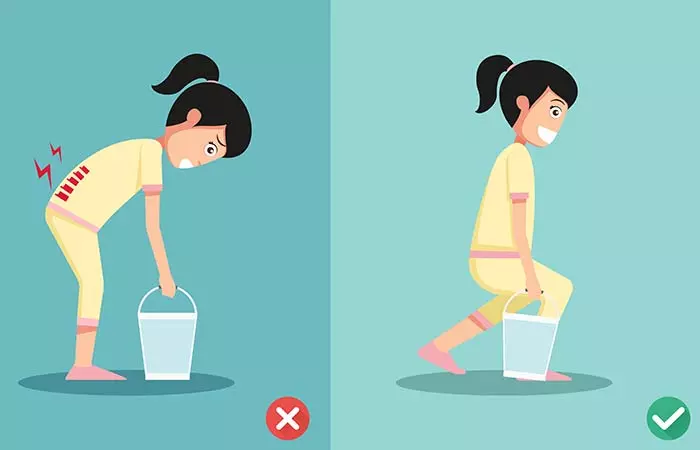5. Posture Problem Due To Lifting Heavy Objects
