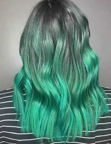 Silver kelp mermaid hair color