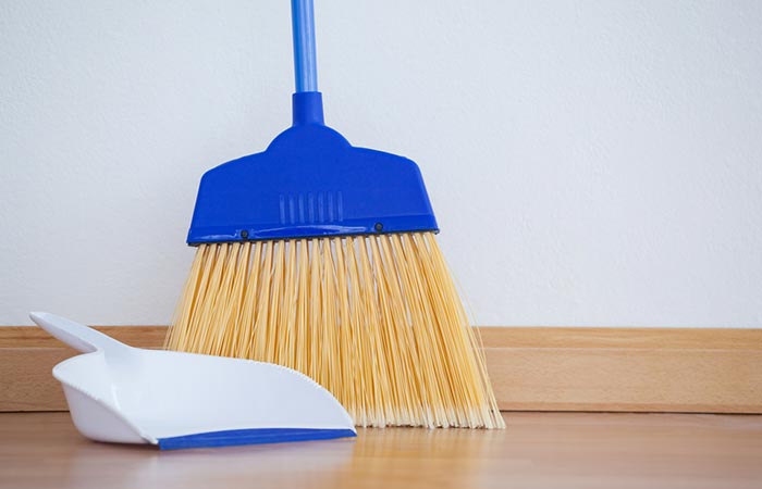 6. It Is Recommended Not To Sweep The Floor At Night