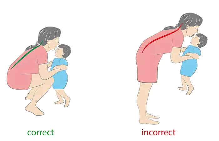 7. Posture Problem Due To Lifting Carrying A Baby