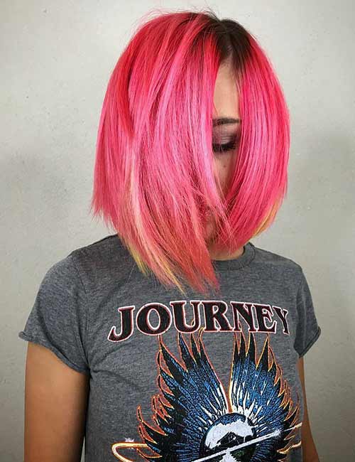 Candy grunge hair color