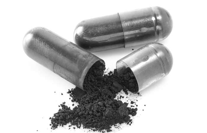 Activated charcoal to naturally whiten teeth