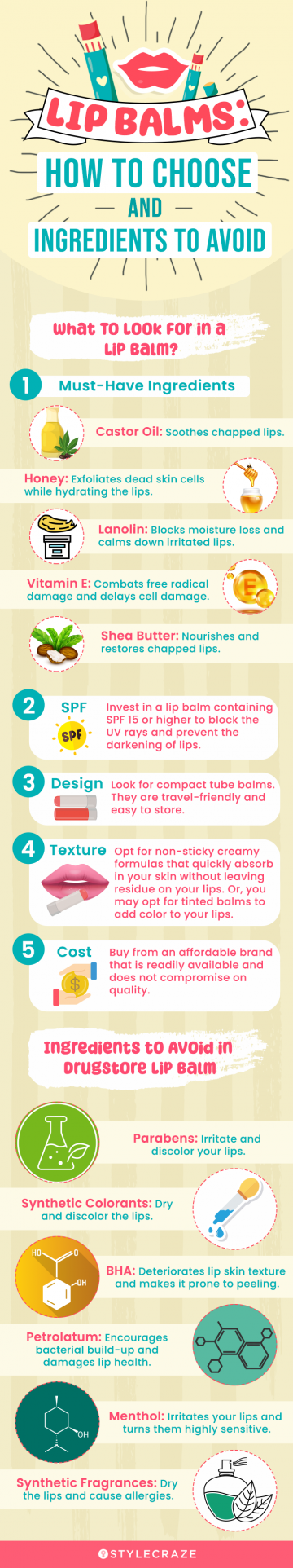 Lip Balms: How To Choose And Ingredients To Avoid