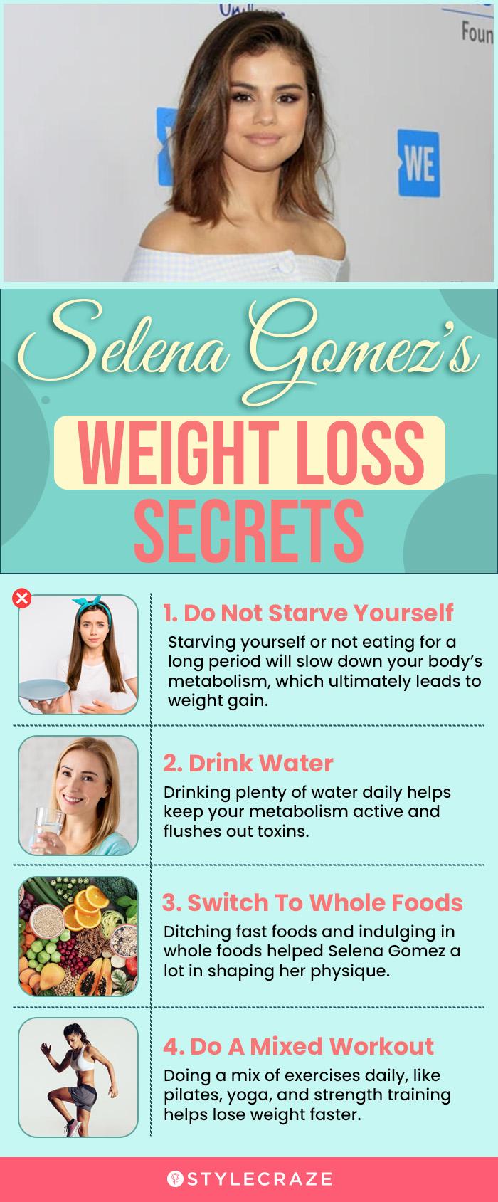 Selena Gomez Diet and Exercise