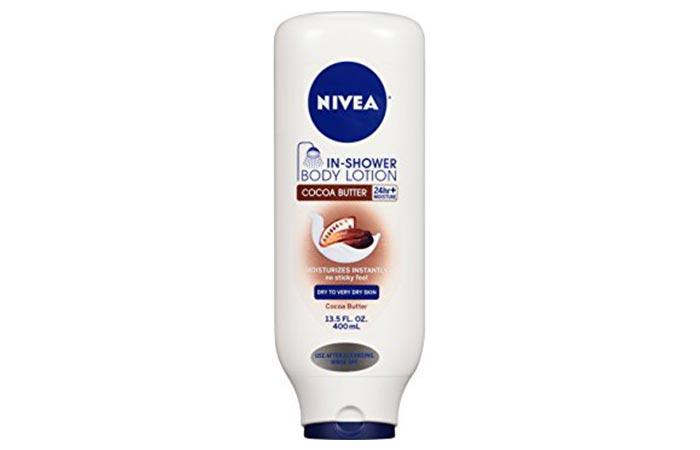 1.Nivea Cocoa Butter In-Shower Body Lotion