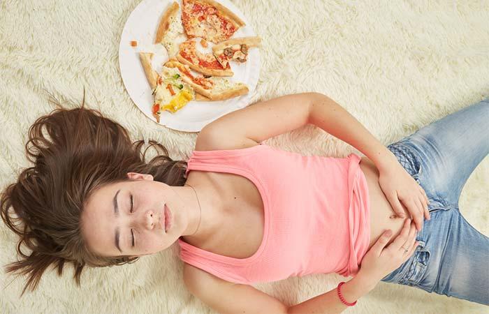 1.Overeating Belly