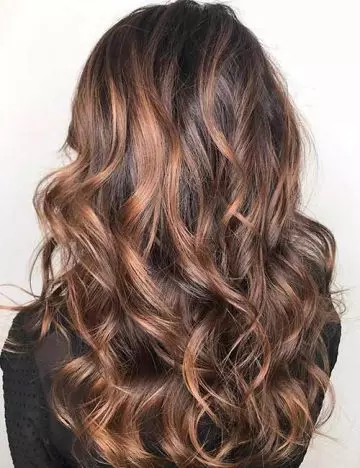 Spicy chocolate brown hair color for brunettes