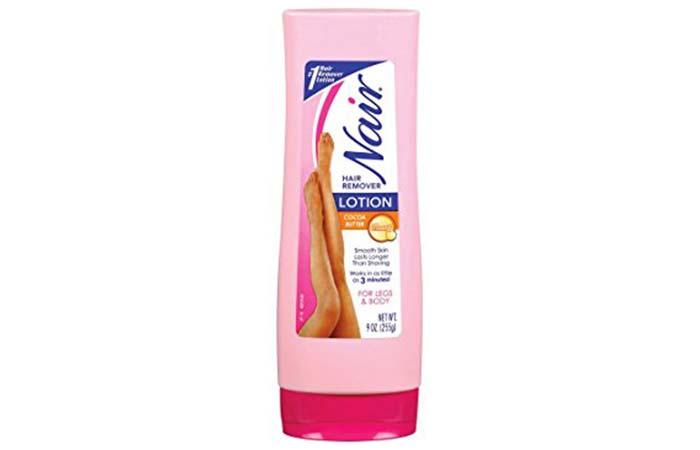 3. Nair Cocoa Butter Hair Remover Lotion