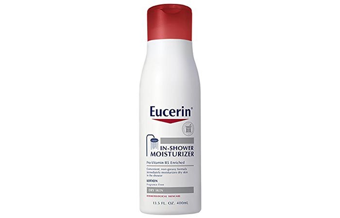 4. Eucerin In-Shower Body Lotion