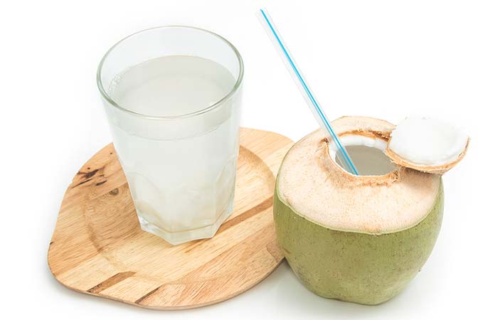 Coconut water to treat dehydration