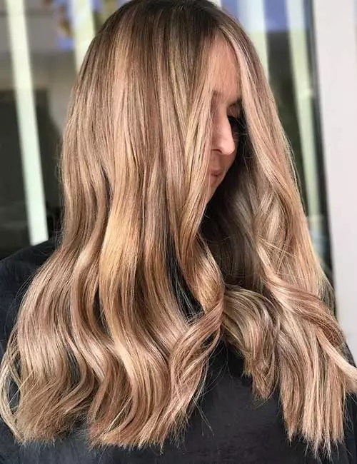 Light sandy brown hair color for a perfect look