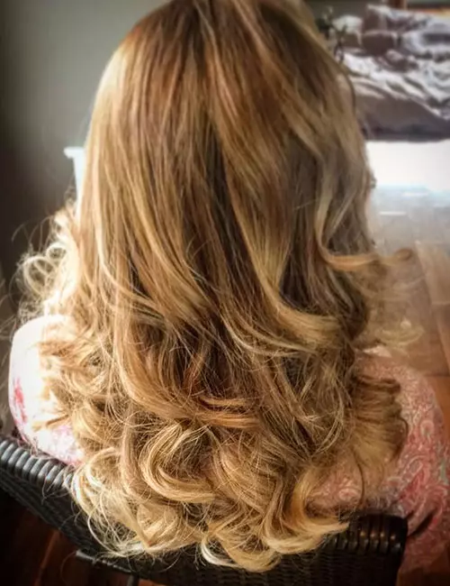 Blown-Out Curls