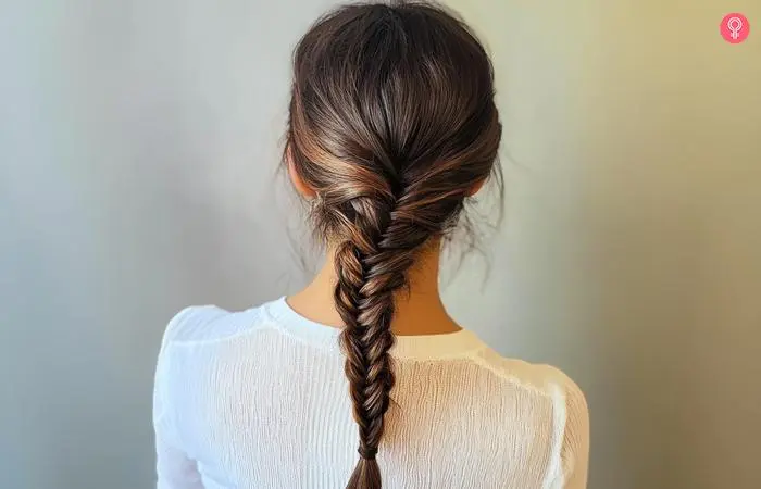 Fishtail braid for fancy occasions