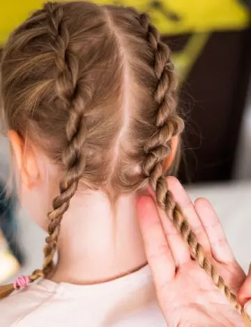 French rope braid hairstyle