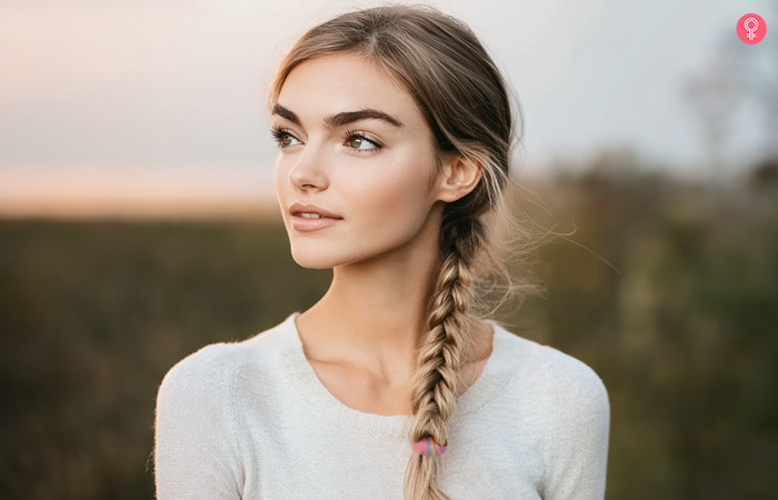 Simple 3 strand braid for casual events