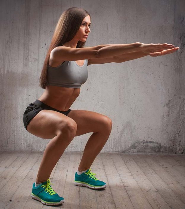 Workouts at Home That Almost Every Women Can Do (2021) Squats